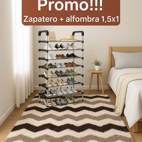 Zapatero + Alfombra 1.5x1